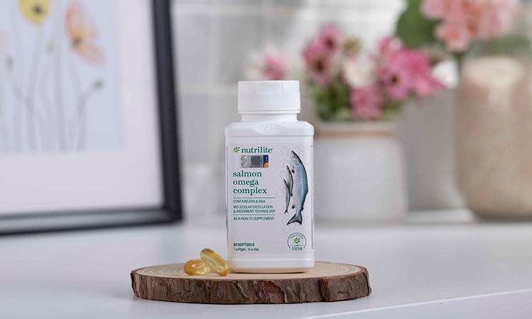 Salmon Omega Amway baru